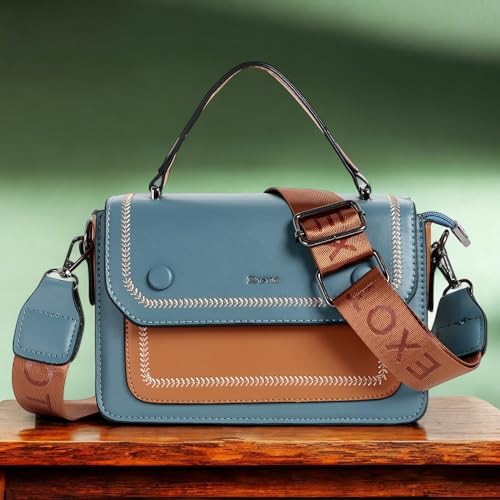 Image of EXOTIC Premium Embroidery Design Saddle Boxy Shoulder Bag for Women