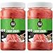 Pickled Sushi Ginger - 2 Jars of 12-oz - Japanese Pickled Gari Sushi Ginger Kosher - By Best of Thailand
