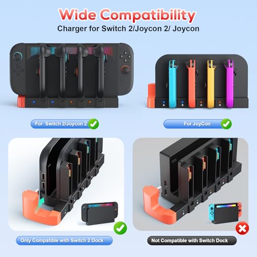 Image of [Switch 2 /1 Controller Charger Dock] for Nintendo Switch 2 2025 for Joycons
