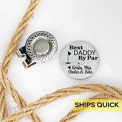 Personalized Best Daddy By Par Golf Ball Marker Dad Gift Idea For The Best Daddy By Par Father's Day Gift Idea For Father's Day Dad Gift Par-Dad-Golf #TOP4