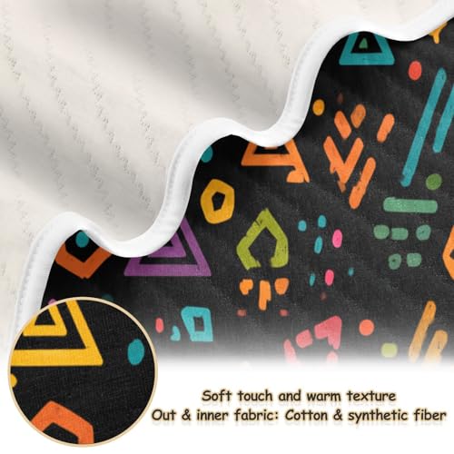 Kigai Abstract Pattern Baby Blanket for Boys Girls Swaddle Blankets Soft Cozy Receiving Blanket Nursery Crib Blankets for Toddler Newborn, 30 x 40 Inch2