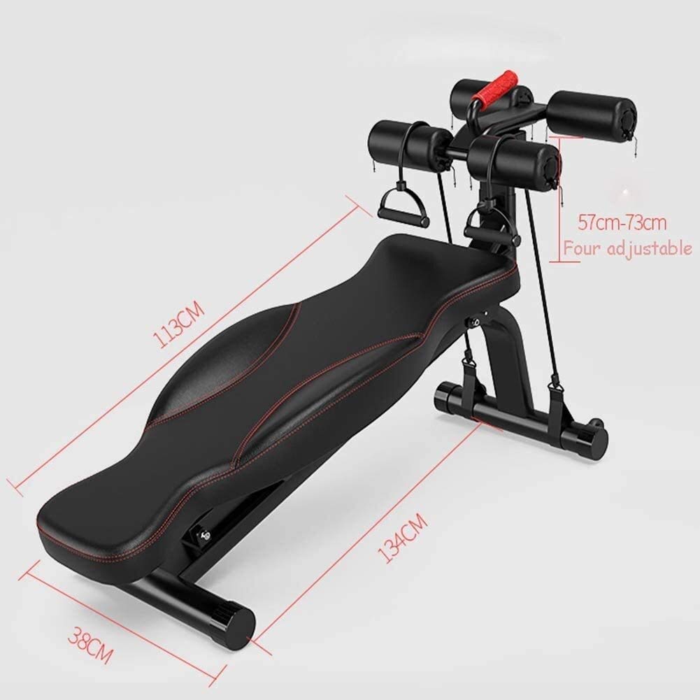Trwałe, solidne ławki do ćwiczeń do domowej siłowni Składana ławka do ćwiczeń Skrzypiący sprzęt fitness Wielofunkcyjny przyrząd do ćwiczeń mięśni brzucha ze stołkami na hantle do domowych mężczyzn