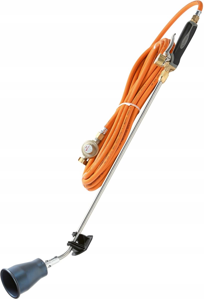 Bruciatore Titan' Express in feltro 6214 - bruciatore estremamente leggero - funzionamento ergonomico - diametro pentola 70 mm - potenza 150 kW - lunghezza fiamma 1000 mm - consumo gas 10860 g/h.