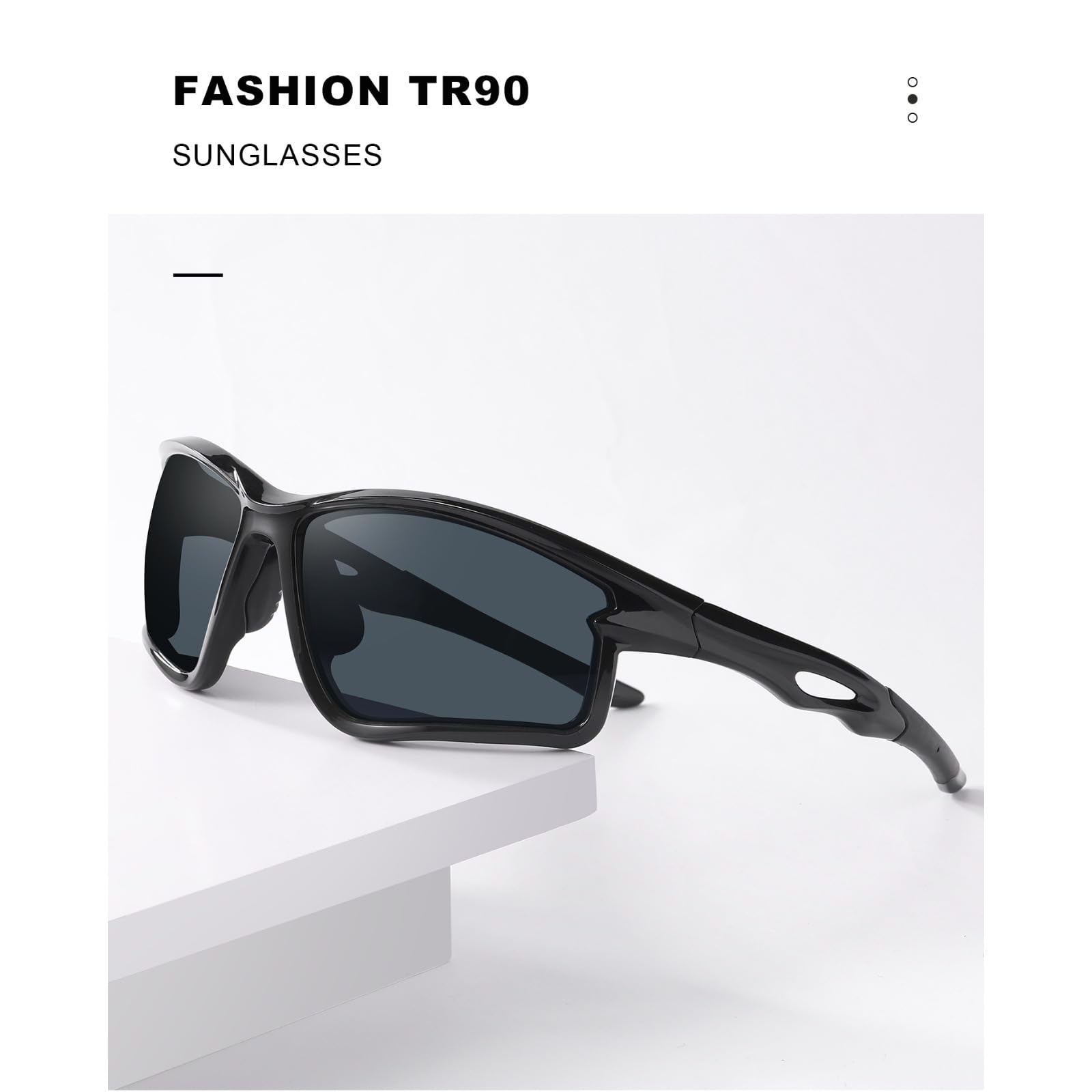 TR90 polaryzacyjne okulary przeciwsłoneczne osobowość trend outdoorowe okulary sportowe do biegania i jazdy na rowerze ochrona UV400