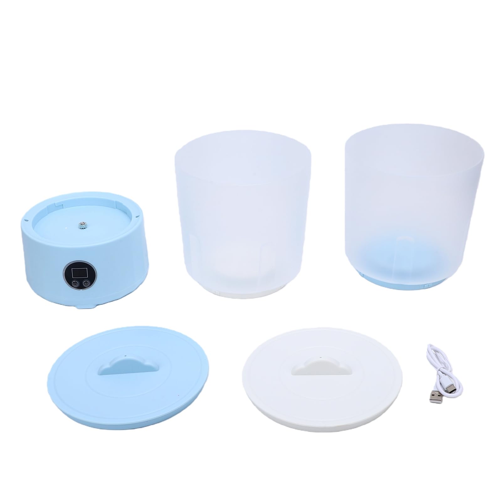 TOPINCN Lavadora de Ropa Interior, Mini Lavadora Portátil Recargable por USB con Batería de 2000 MAh para Viajes en Apartamentos y Dormitorios