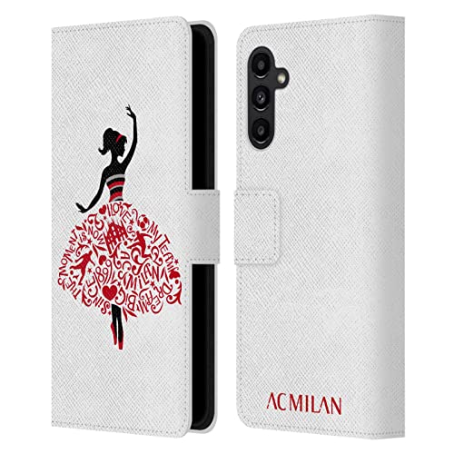 Funda AC Milan Samsung Galaxy A13 5G de cuero con diseño Sueño Grande para niños