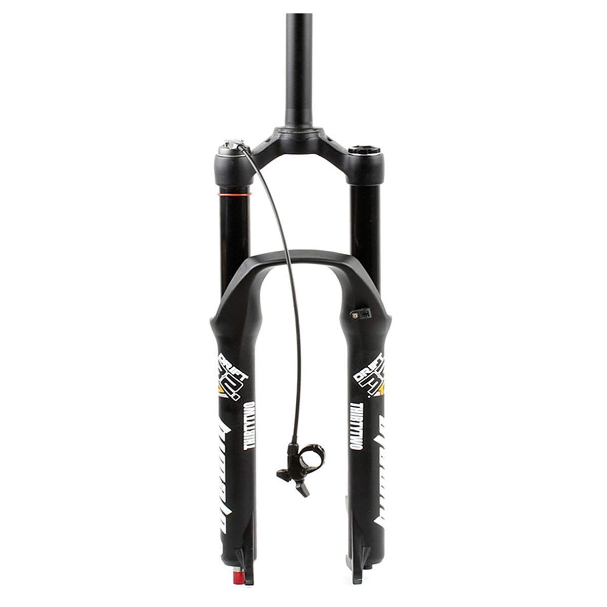 WIQUYBML 26/27.5/29 MTB Air Suspension Fork Travel 120mm Bike Front Forks 1-1/8" Damping Adjustment Hand/Remote Lockout QR 1880g