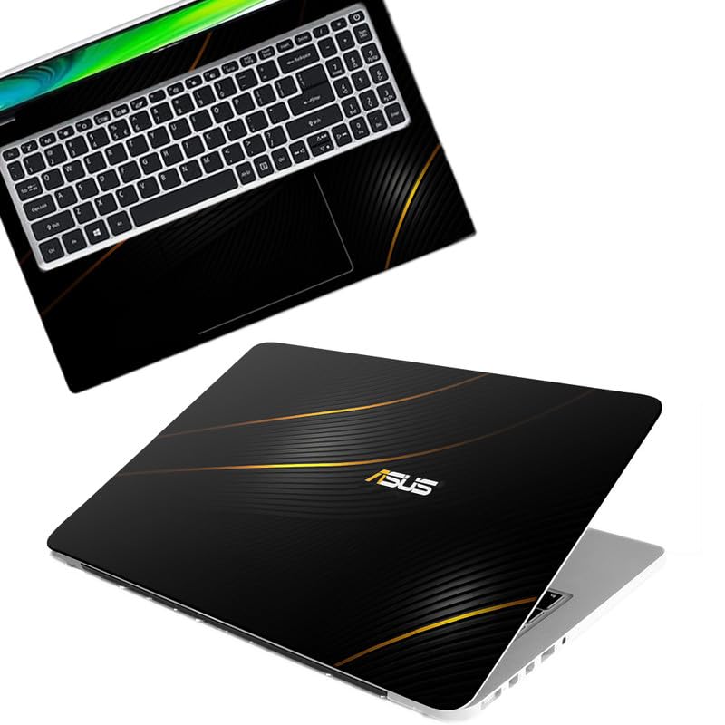 Asus D25 Full Body Vinyl Laptop Skin/Sticker/Cover Upto 15.6 Inches Laptops Laminated-Removable-HD Quality Compatible for Hp-Dell-Sony-Lenovo-Asus etc.(15×10 Inches)