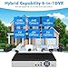 H.265+ 5MP 3K Lite 8 Channel CCTV DVR Recorder with 500G HDD,Hybrid Capability 6-in-1(CVBS/AHD/TVI/CVI/XVI/IP) Full 1080p HD Surveillance DVR for Security Camera, AI Human Detection, Alert Push