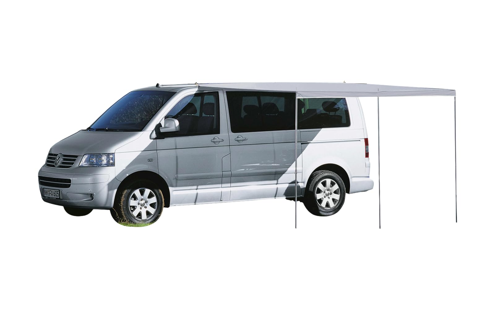BERGER Voile d'ombrage ultra légère pour camping caravane – Protection contre la pluie et protection solaire, plage ou jardin – Idéal pour camping, caravane, auvent, passepoil ou montage à ventouse