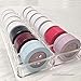 BY ALEGORY byAlegory (Set of 2) Acrylic Eyeshadow Makeup Beauty Organizers 16 Space Cosmetic Storage Container for Drawer or Vanity Desk Eye Shadow Organization - Clear