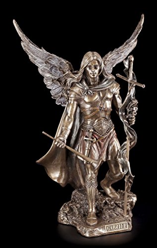 Figurine de l'archange Gabriel avec bâton et trompette - taille moyenne - Veronese