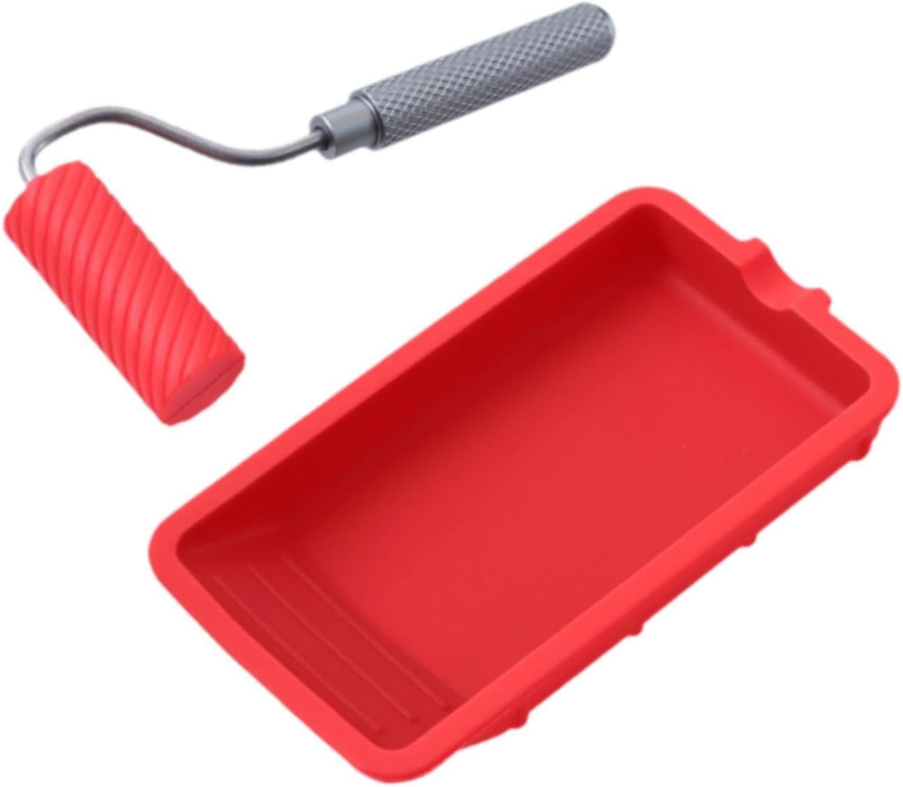 Paint Tray with Roller Painting Tools Paint Workers Easy to Clean Convenient Construction Home Improvement Paint Roller Tray