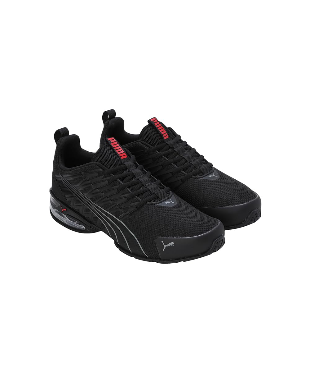 PUMA Voltaic Evo Cross Trainer pour Homme, Noir/Rouge pour Tous Les Temps