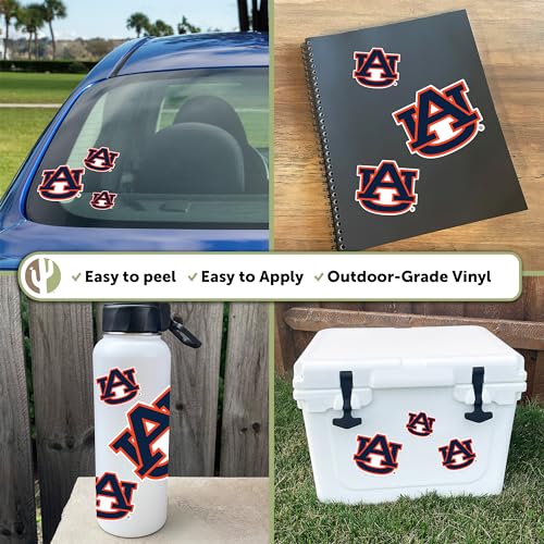 Autocollant vinyle NCAA Auburn résistant à l'eau pour gourde - 3