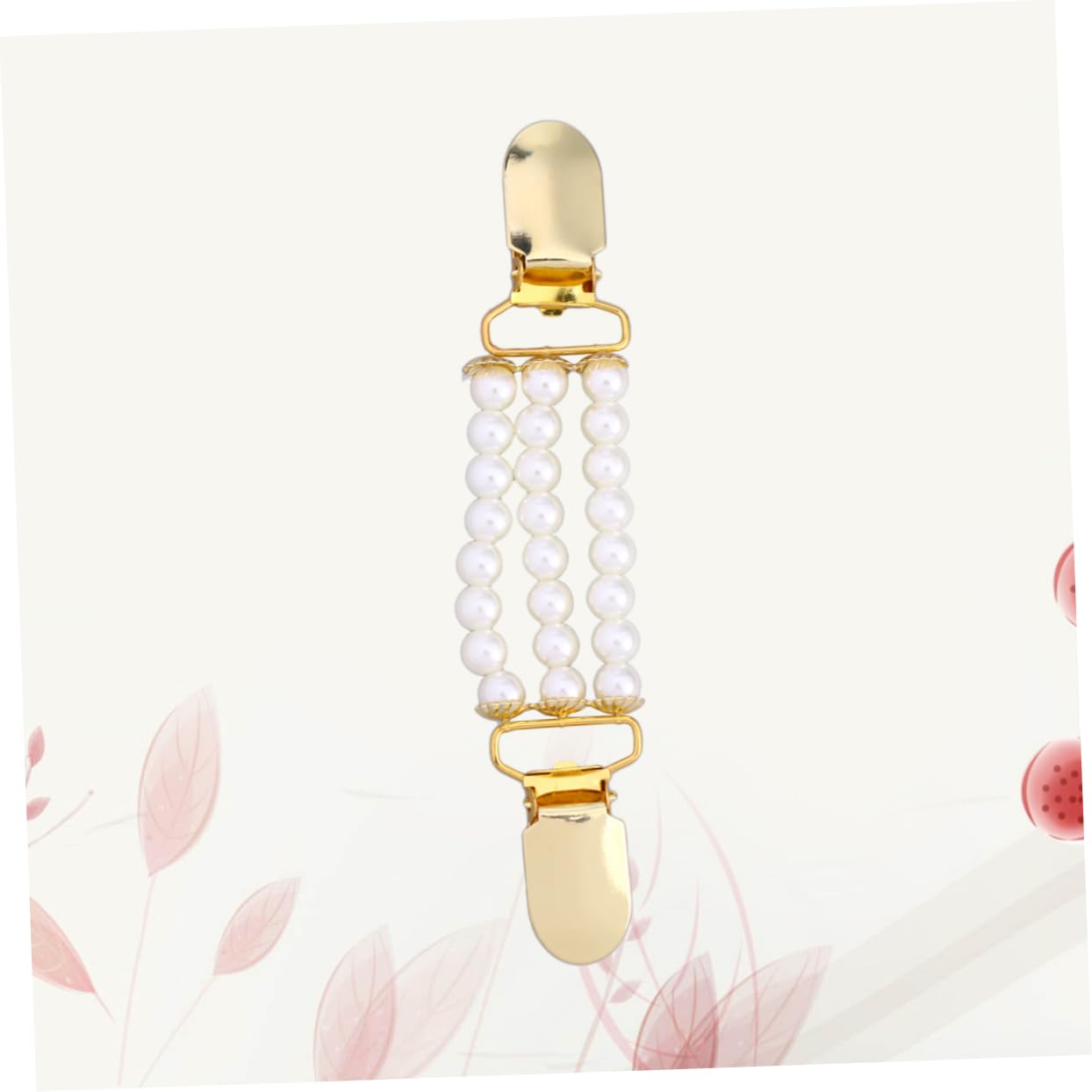 Clip Vintage En Perles Acrylique Pour Pull/cardigan - Accessoire Bijou Fonctionnel - Dimensions ~13,8x2,8cm - Cadeau Femme élégant