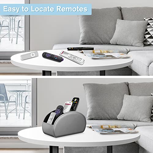 Image of FINTIE Remote Control Holder with 13 Compartments Vegan Leather