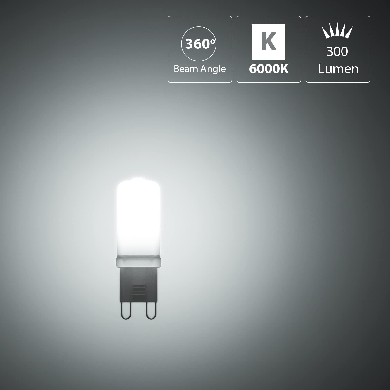 G9 Lampadine LED, 8 Pezzi G9 lampadina Luce Bianca Calda 3W Equivalente 30W Lampada Alogena, 430Lm 3000K 220-240V lampadina g9 Led Angolo a Fascio 360 °,Non Dimmerabile (8 PCS-G9-Bianca Calda