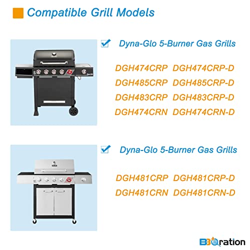 Image of 70-01-911 Grill Grate for Dyna-Glo 5-Burner Gas Grill DGH474CRP DGH474CRP-D DGH483CRP DGH485CRP DGH485CRP-D, Cooking Grate for Dyna Glo 5 Burner Grill Replacement Parts