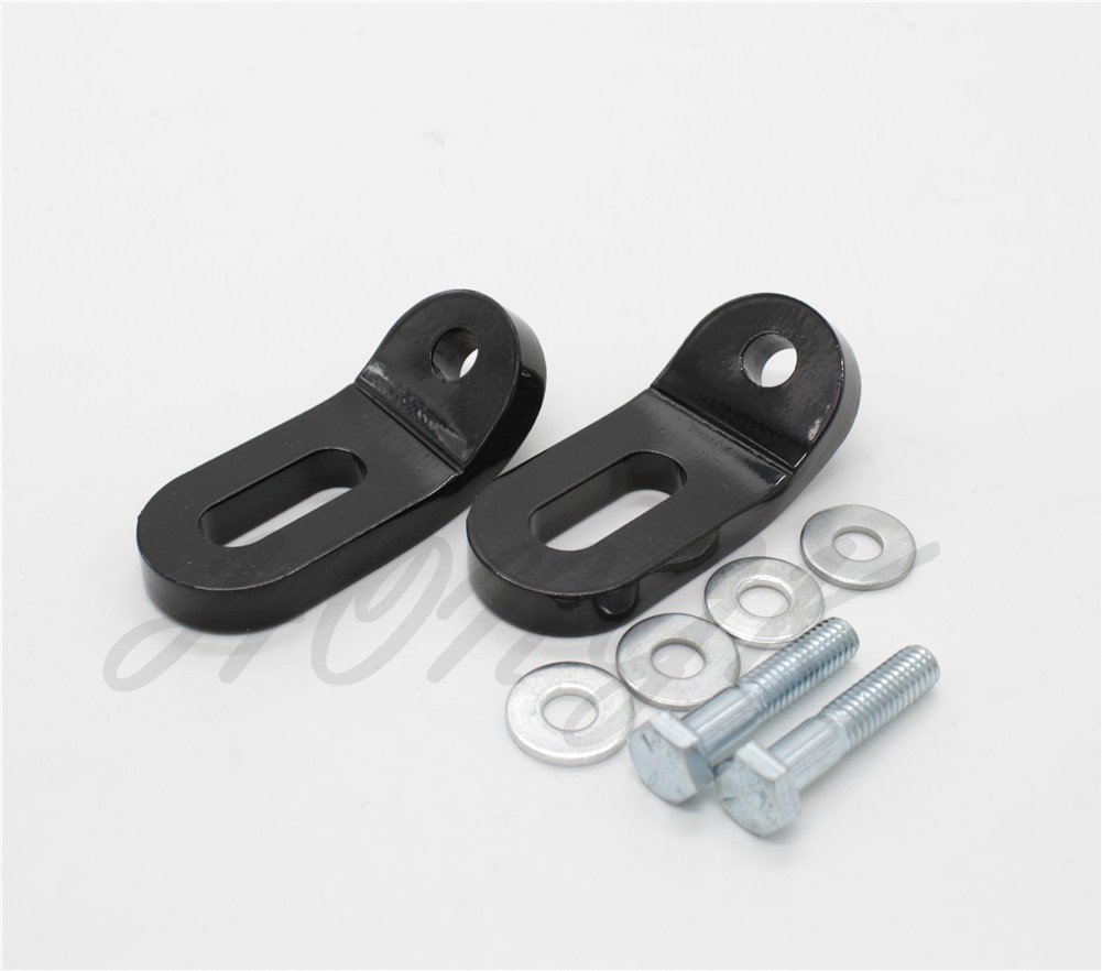 HONGK- Black Touchless Tie-Downs Mount Bracket Compatible with H-D Touring Electra Glide FLHR [B077BTGGQR]