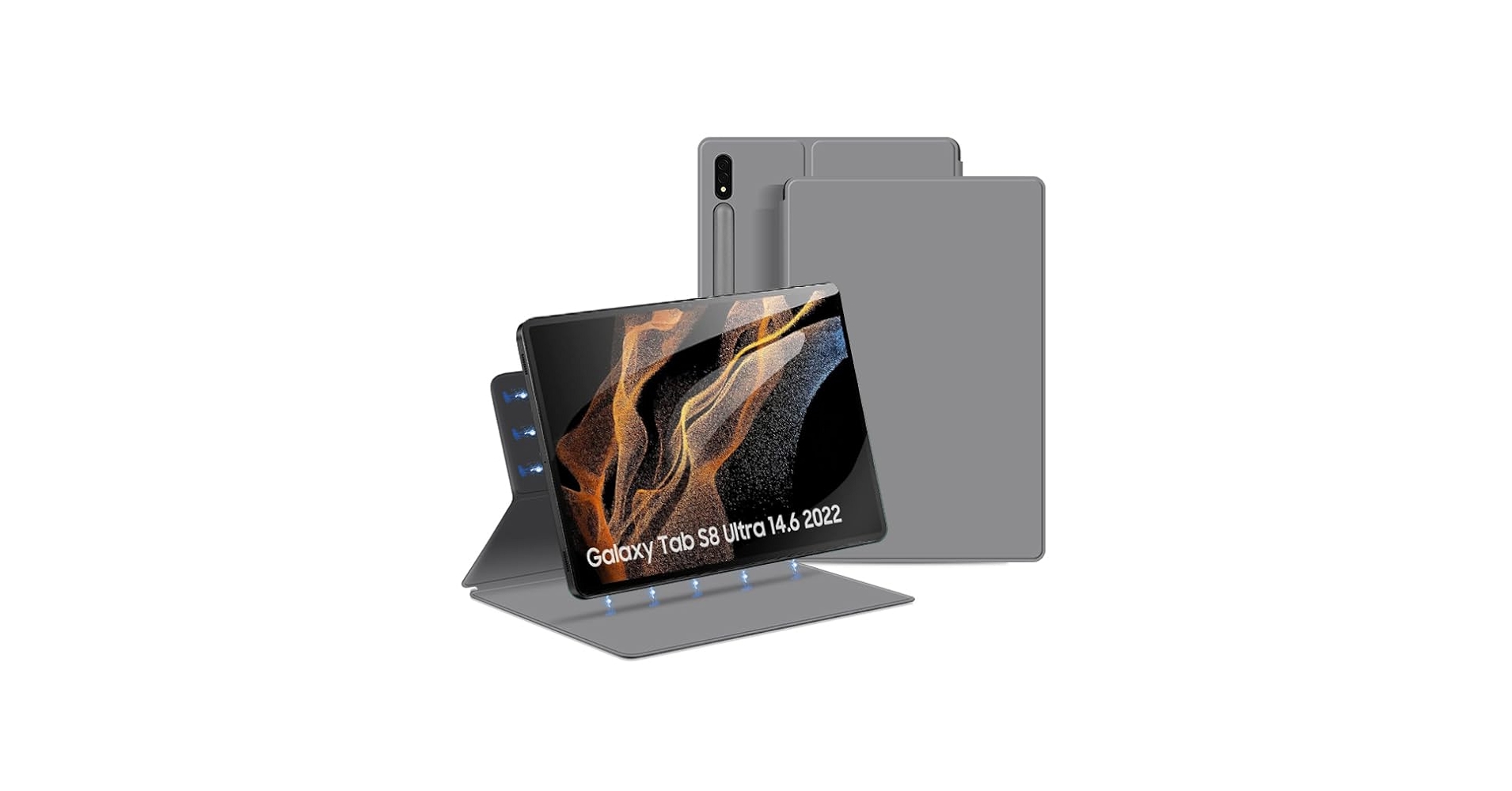 Amazon.com: QYiiD Magnetic Case for Galaxy Tab S8 Ultra 2022 14.6