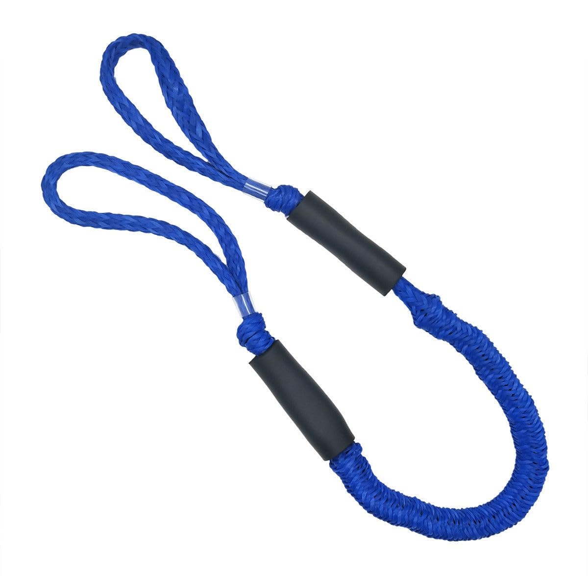 Bootsleine 4/2 STÜCKE Dockleine Bootsseile Festmacherseil Boot Bungee Dock Dockline for Kajak Wasserfahrzeuge Jet Ski Ponton Kanu Motorboot(Blue-4PCS)