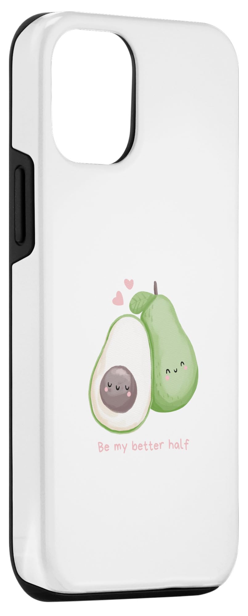 iPhone 14 Pro avocado couple vegan better half Case - Image 3