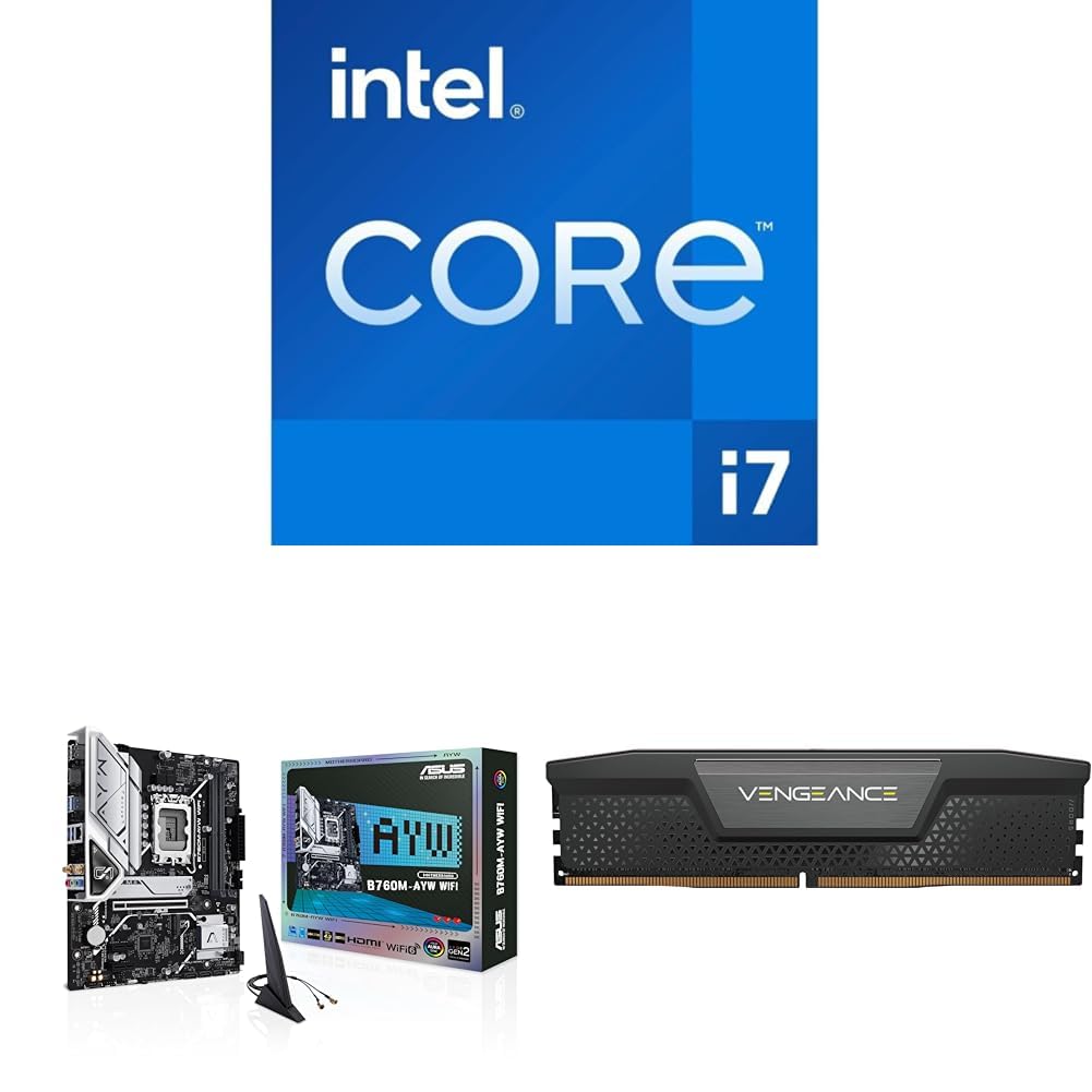 Amazon.in: Buy Intel 14th gen i7+Asus B760 Motherboard+Corsair 16G