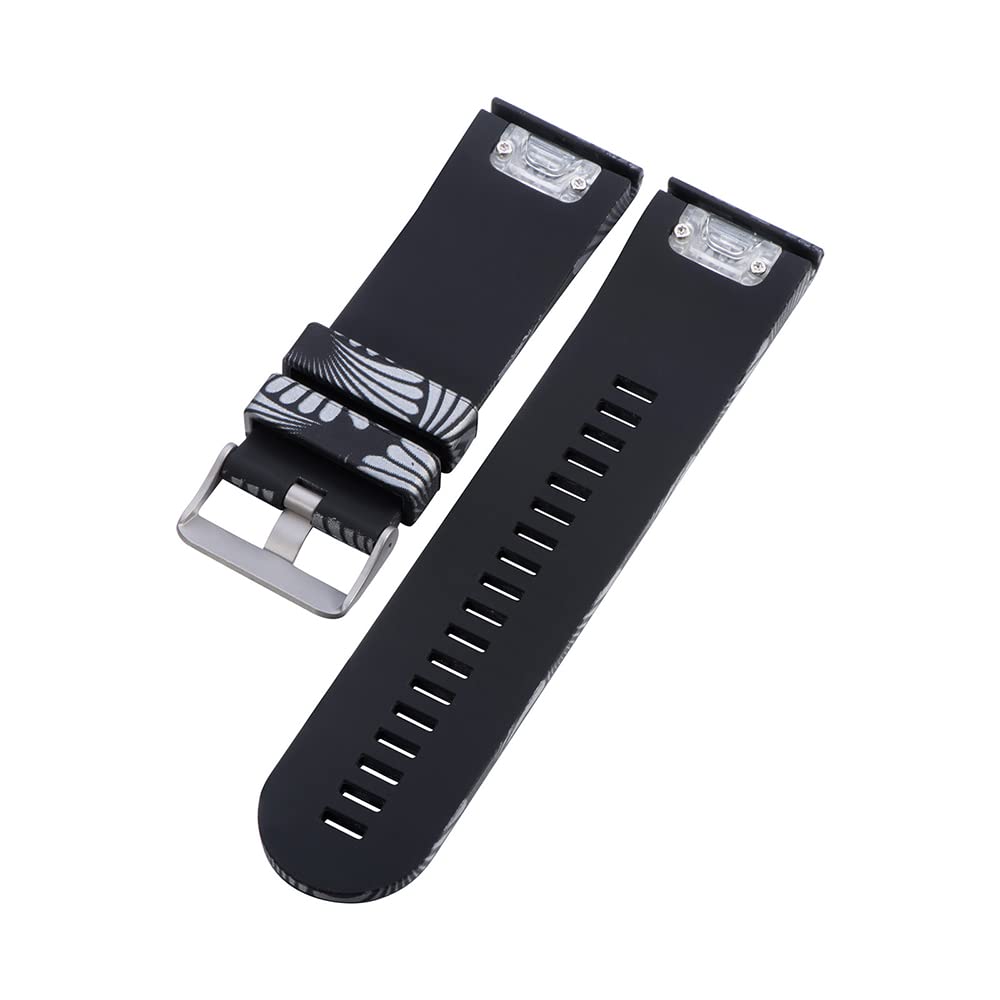 22 26 mm Impression de bandoulière de Montre à Ajustement Rapide pour 7X 7 7s 6X 6 6s Pro 5X 5 5s Plus 3 3hr Smart Bracelet