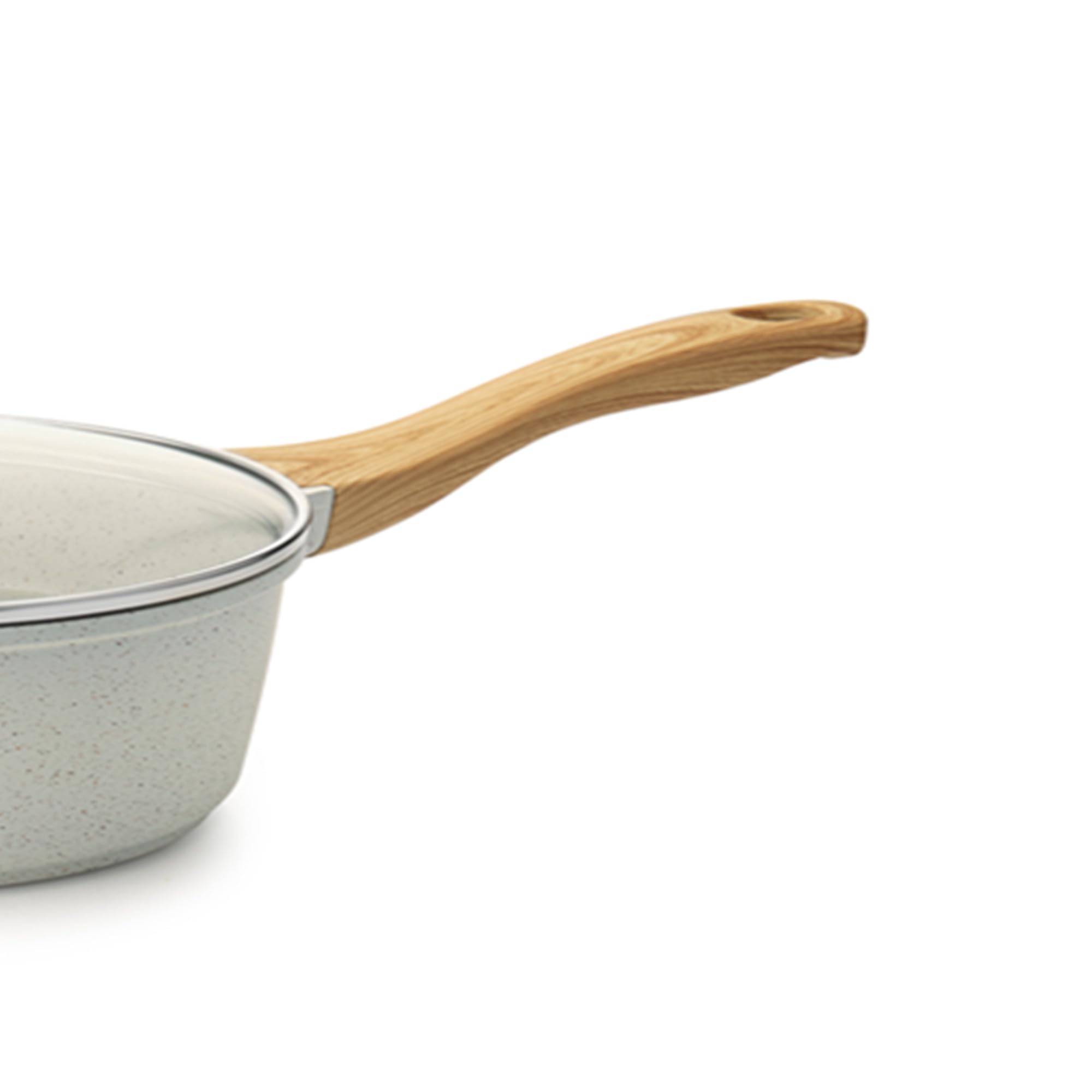 Mango de baquelita blanco para cocinar seguro con cacerola SENSARTE 1