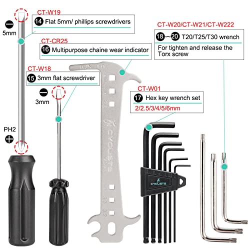 Cyclists CT-K02 27 Piece Bike Tool Kit thumb #5