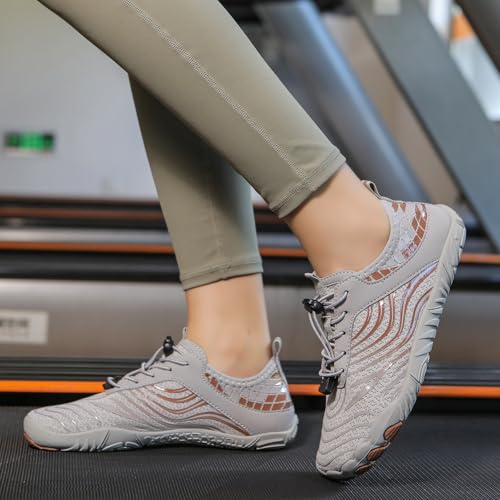 Image of Hike Barefoot Shoes for Women Men, Pro Barefoot Shoe with Wide Toe Box for Hiking, Walking, Swimming, Non-Slip Breathable Lightweight Water Shoes Unisex
