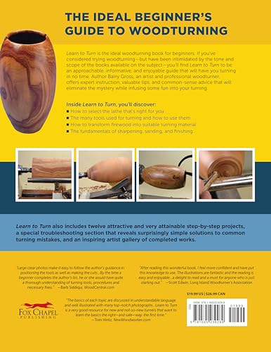 Learn to Turn, 3rd Edition Revised & Expanded: A Beginner's Guide to Woodturning Techniques and 12 Projects (Fox Chapel Publishing) Step-by-Step Instructions, Troubleshooting, Tips, & Expert Advice - Image 2