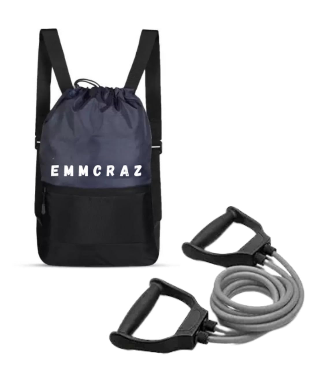 EMMCRAZ Drawstring Bag with Double Toning Tube – Ideal Fitness Combo for Convenient Storage and Effective Workout Enhancement.-image-24