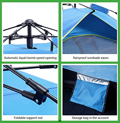 Carpa automática portátil Pop-Up para 2-4 personas miniatura 4