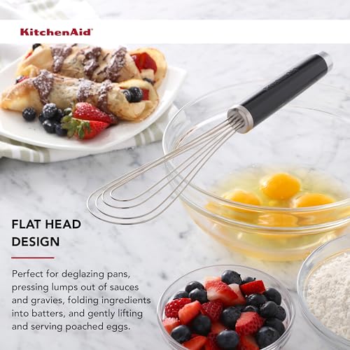 KitchenAid Flat Whisk, Black, 11.5-Inch - Image 5