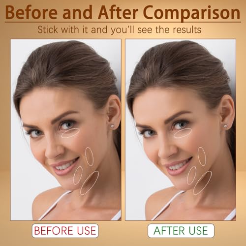 vgy 7-in-1 face massager tool for skin care multi-function electric red light therapy for face wrinkles double chin black