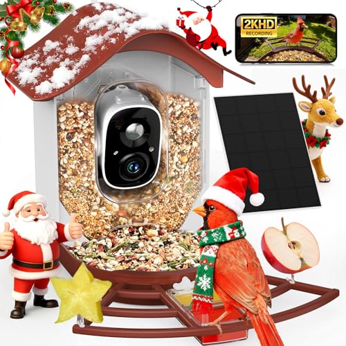 PeckCam® Smart Bird Feeder with Camera 2K HD Auto Detect