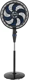 Ventilador de Coluna Arno Xtreme Force Breeze 40cm VB4C, 126W, 6 Pás, 3 Velocidades, Oscilação 80º, Power Zone, Modo Sono Tranquilo, Altura Ajustável de até 1,5m, 110V