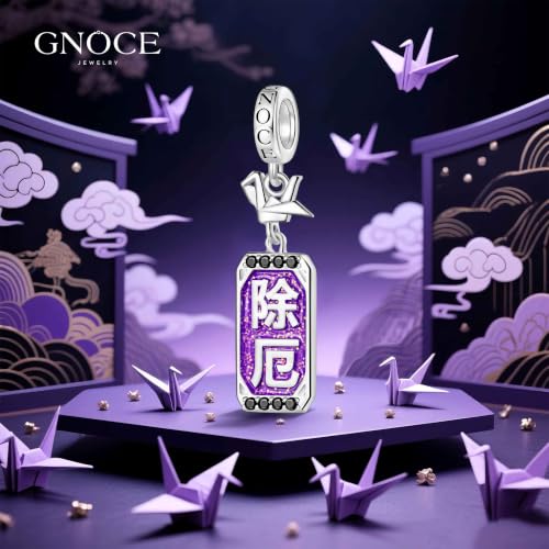 Image of GNOCE Japanese Charm Bead Silver Blend Pendant Dangle Charms fit Bracelet Jewelry Gift for Women