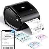 Phomemo D520BT Stampante Termica Bluetooth 4x6 per Etichette di Spedizione, Senza Inchiostro - Compatibile con Smartphone, PC/Mac, Android/iOS, Windows, Colissimo, UPS, Amazon, eBay, Nero