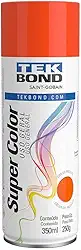 Tinta Spray Laranja 350Ml/250G - 01 Unidade, Tekbond, 23131006900, Laranja, Pacote De 304