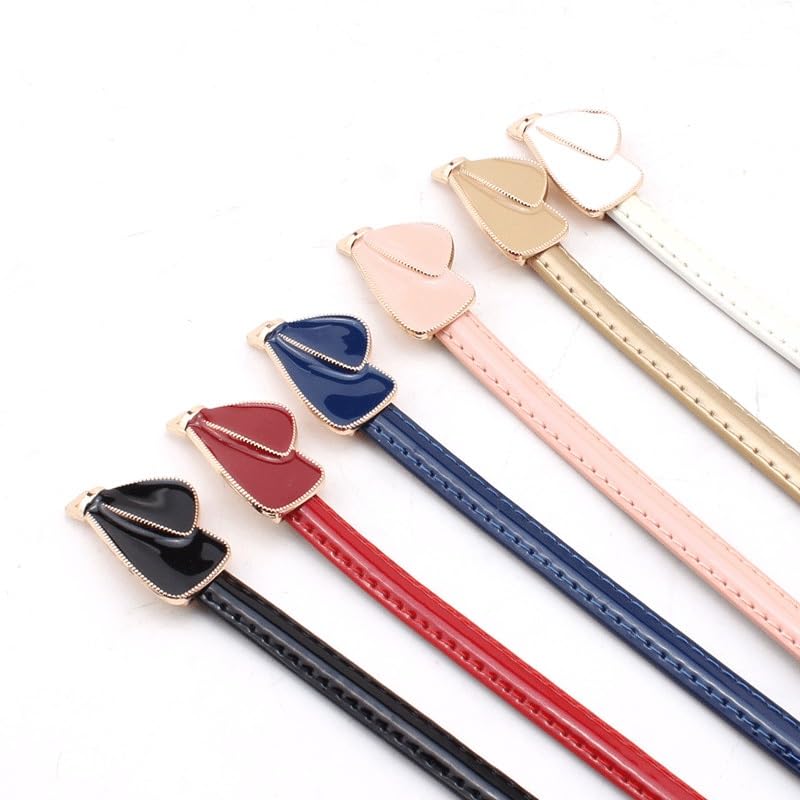 Versatile Women's Thin Waistband Cowhide Decorative Belt Matched with Skirt Shirt Waist Chain Belt2