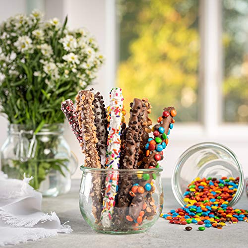Bonnie and Pop’s Chocolate Dipped Pretzel Gift Baskets for Easter | Women | Food Gift Baskets | Prime Holiday Mother’s Day Birthday Cookie Gifts | Treats for Family Holiday Ideas