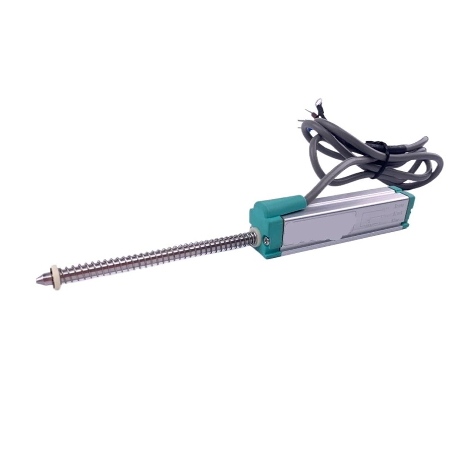Transducteur de déplacement de potentiomètre linéaire, capteur de déplacement linéaire de règle électronique LR2-10-200mm(100mm)