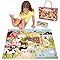 BONNYCO Puzzle Bambini XXL con Animali della Fattoria 48 Pezzi Grandi. Puzzle Gigante di 92 x 62 cm Giochi per Bambini. Regalo Bambino e Bambina Educativi 2-8 Anni