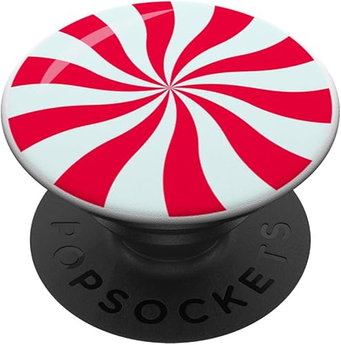 Miniatura 1 de PopSockets PopGrip estándar de caramelo de menta para Navidad