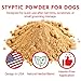 Styptic Powder for Dogs–Quick Stop Bleeding for Dogs Nails, Minor Cuts, Scratches–Blood Stop Powder with Herbal Support,Gentle & Sting-Free–5.3 oz Styptic Powder for Grooming,Vets,Pet First Aid Kits