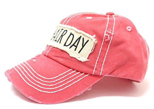 Gorra para mujer con parche bordado Bad Hair Day miniatura 4
