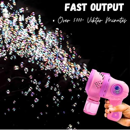Image of Automatic Bubble Gun Toys for Kids 1Pc Bubble Machine Gun Game with 2 Liquid Bottle Leak Proof Gun for Boys & Girls Bubble Blower Outdoor & Indoor Playset Birthday Gift for Children
